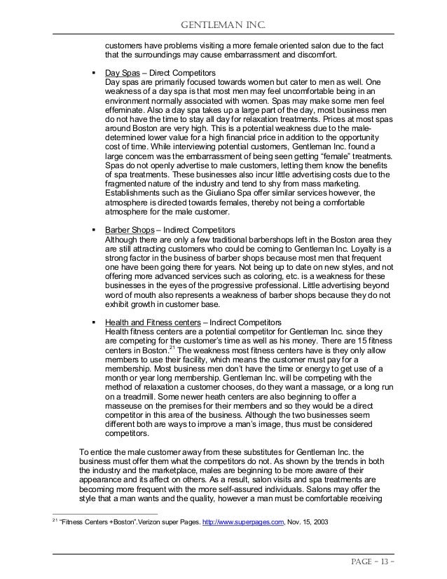 salongeek business plan salongeek business plan